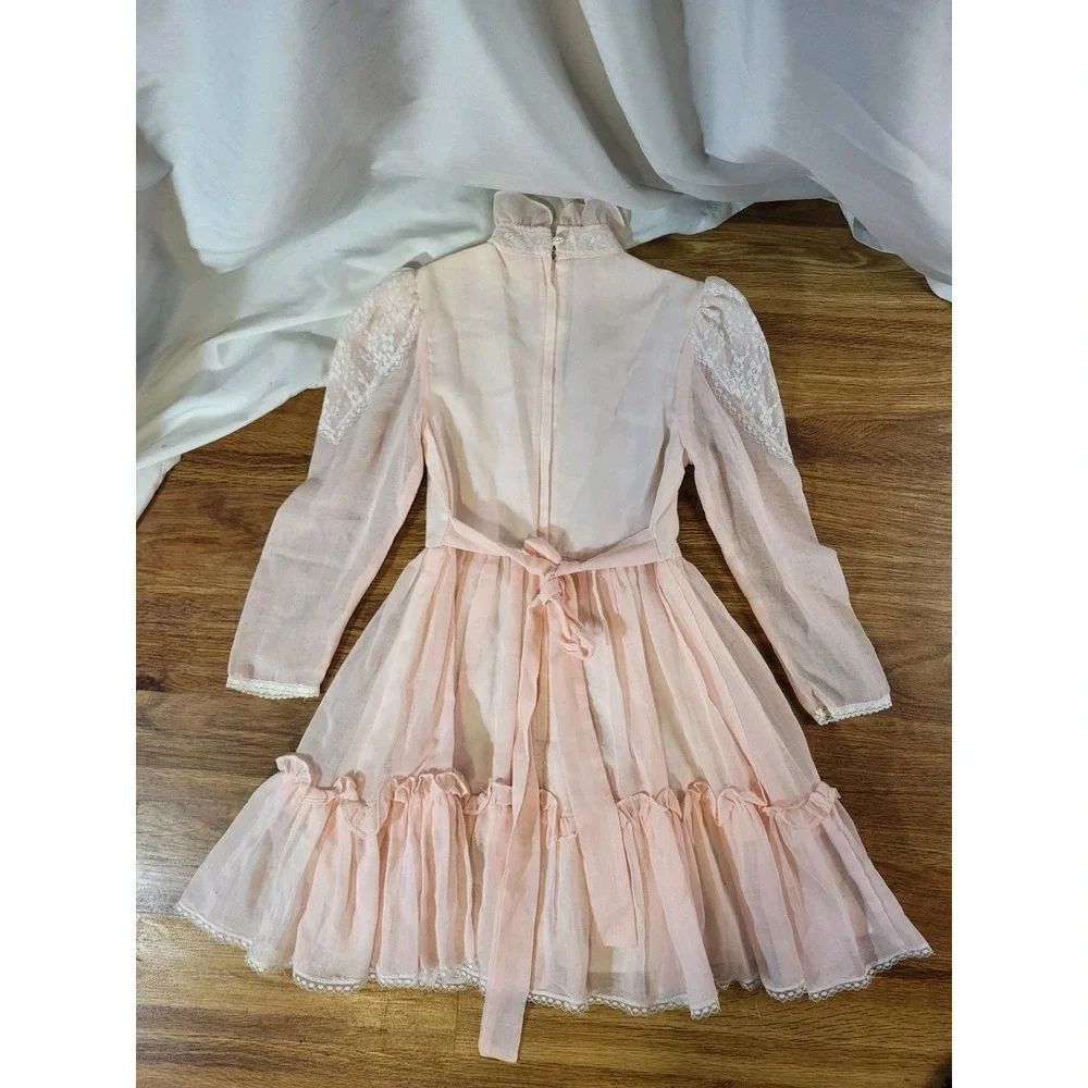 Vtge 1970s Jeunes Filles Gunne Sax Jessica McClintock Size 7 Cottagecore High